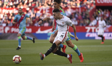 Munir, jugador del Sevilla FC