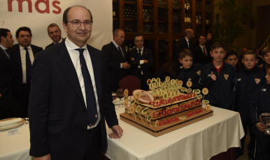 El presidente José Castro en el XV Encuentro sevillista