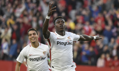 Promes, jugador del Sevilla FC