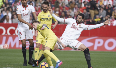 Rami, en el Sevilla FC-Villarreal CF