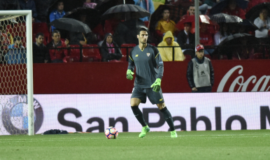 Sergio Rico en el Sevilla FC-Celta de Vigo 