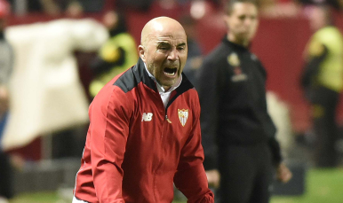 Sampaoli en el Sevilla FC-Eibar