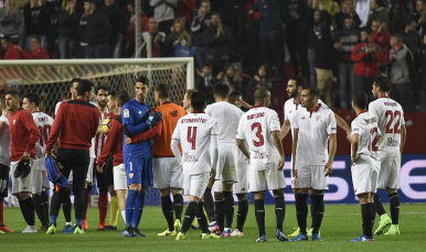 Sergio Rico en el Sevilla FC-Athletic Club 