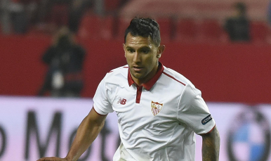 Walter Montoya en el Sevilla FC-Athletic Club 