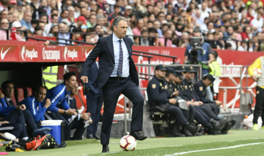 Joaquín Caparrós, entrenador del Sevilla FC