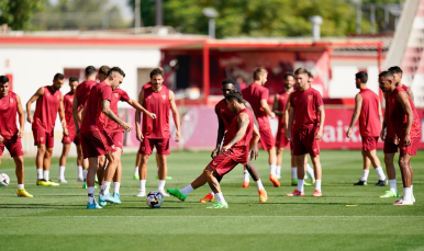 Entrenamiento Sevilla FC
