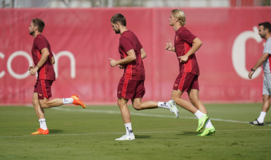 Entrenamiento Sevilla FC