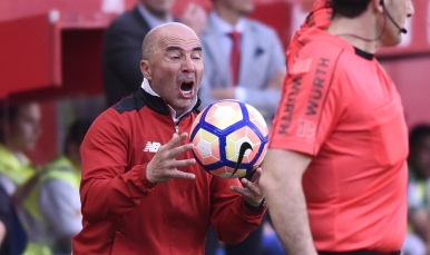 Sampaoli, en el Sevilla FC-Leganés