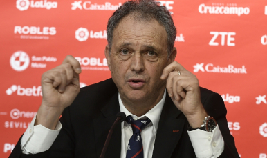 Caparrós en rueda de prensa 