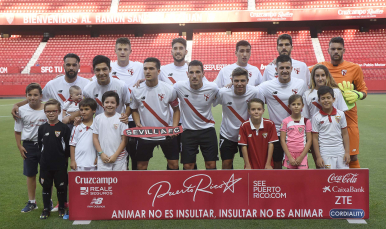Once inicial del Sevilla Atlético ante el Rayo