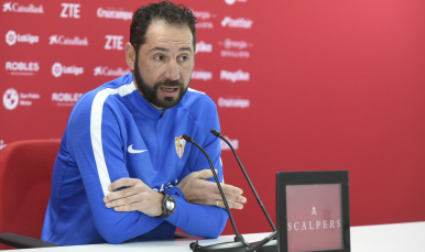 Machín en rueda de prensa 