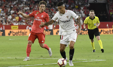 Arana del Sevilla FC ante el Real Madrid