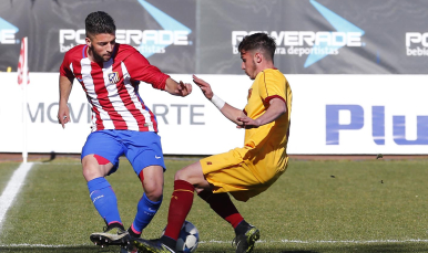 Calderón del Sevilla FC ante el Atlético de Madrid en Youth League