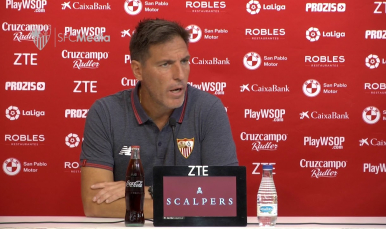 Eduardo Berizzo entrenador del Sevilla FC