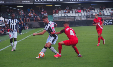 Imagen del encuentro entre el CD Castellón y el Sevilla Atlético