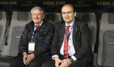Gabriel Ramos y José Castro en el Allianz Arena