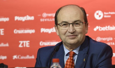 José Castro en la rueda de prensa de Wöber