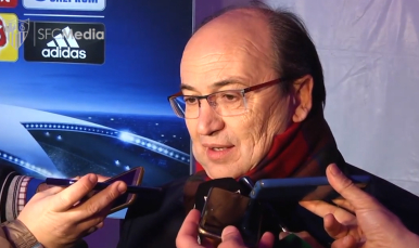 José Castro en la zona mixta del Ljudski vrt