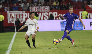 Corchia del Sevilla FC ante el Leganés