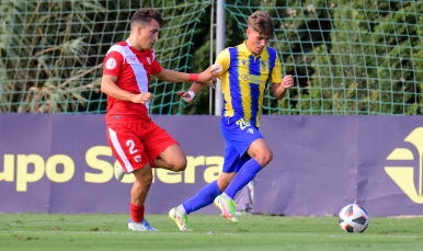 Imagen del Sevilla Atlético frente al Cádiz CF Mirandilla