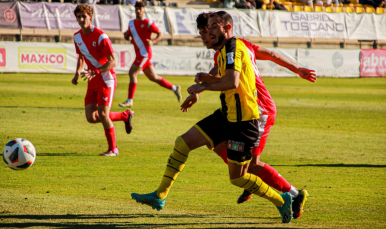 Imagen del encuentro entre el Sevilla Atlético y el San Roque de Lepe