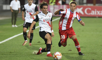 Imagen de Valentino ante el Algeciras CF