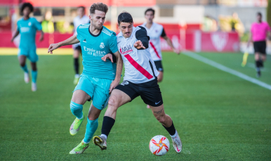 Imagen del Sevilla Atlético ante el Real Madrid Castilla