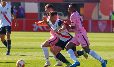 Imagen del Sevilla Atlético ante la RB Linense