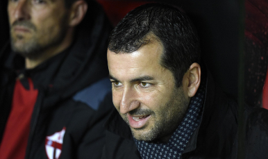 Diego Martínez entrenador del Sevilla Atlético