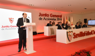 Intervención del presidente José Castro en la Junta General de Accionistas de 2018