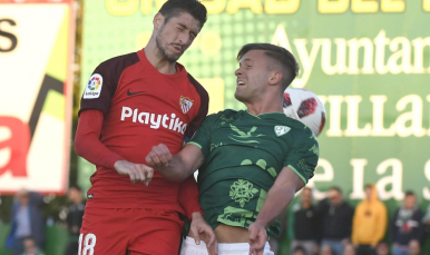 Escudero en un salto en Villanueva