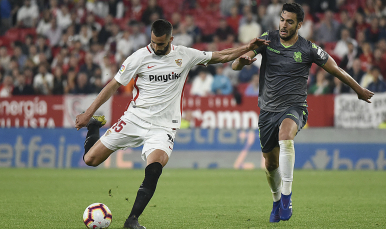 Gonalons del Sevilla FC ante la Real Sociedad