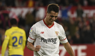 Ben Yedder del Sevilla FC ante el Cádiz CF