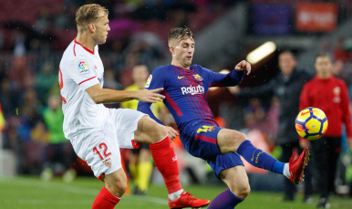 Geis del Sevilla FC ante el FC Barcelona