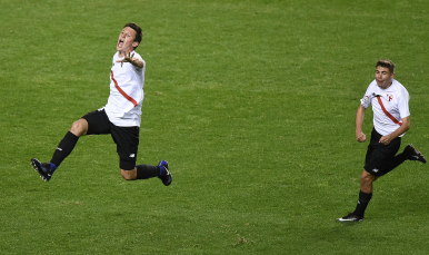 Marc Gual y Pozo del Sevilla Atlético