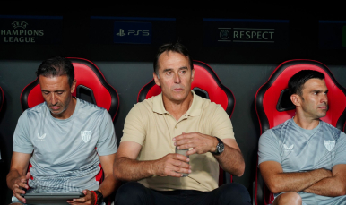 Imagen de Julen Lopetegui frente al Manchester City
