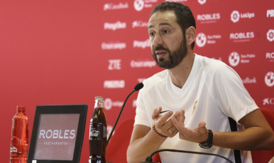 Pablo Machín entrenador del Sevilla FC