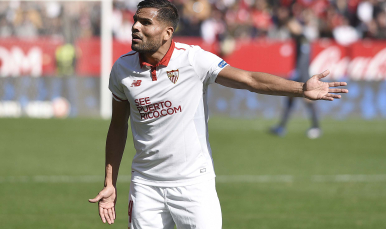 Mercado, en el Sevilla FC-Villarreal CF