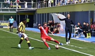 Imagen del Sevilla Atlético frente al Cádiz CF Mirandilla