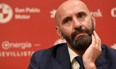 Monchi en la presentación de Diego Carlos y Jordán