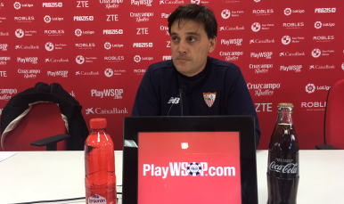 Vincenzo Montella entrenador del Sevilla FC