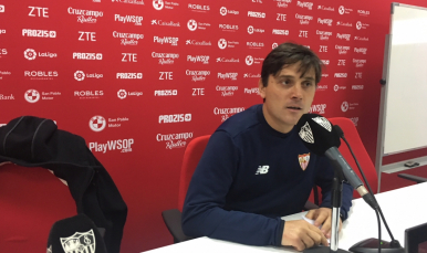 El técnico del Sevilla FC pone el foco de atención en el partido de este próximo domingo ante el Alavés, que califica de "fundamental"