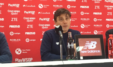 Vincenzo Montella entrenador del Sevilla FC