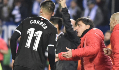 Montella conversa con Correa