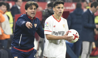 Navas del Sevilla FC ante el Atlético