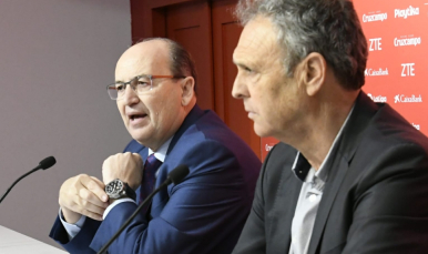 José Castro, durante la rueda de prensa