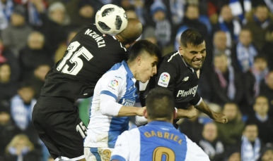 Imagen del Sevilla ante el Leganés