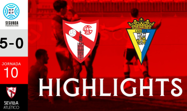 Resumen de la victoria del Sevilla Atlético frente al Cádiz CF Mirandilla