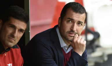 Diego Martínez entrenador del Sevilla Atlético