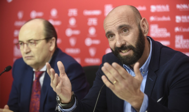 Rueda de prensa de despedida de Monchi